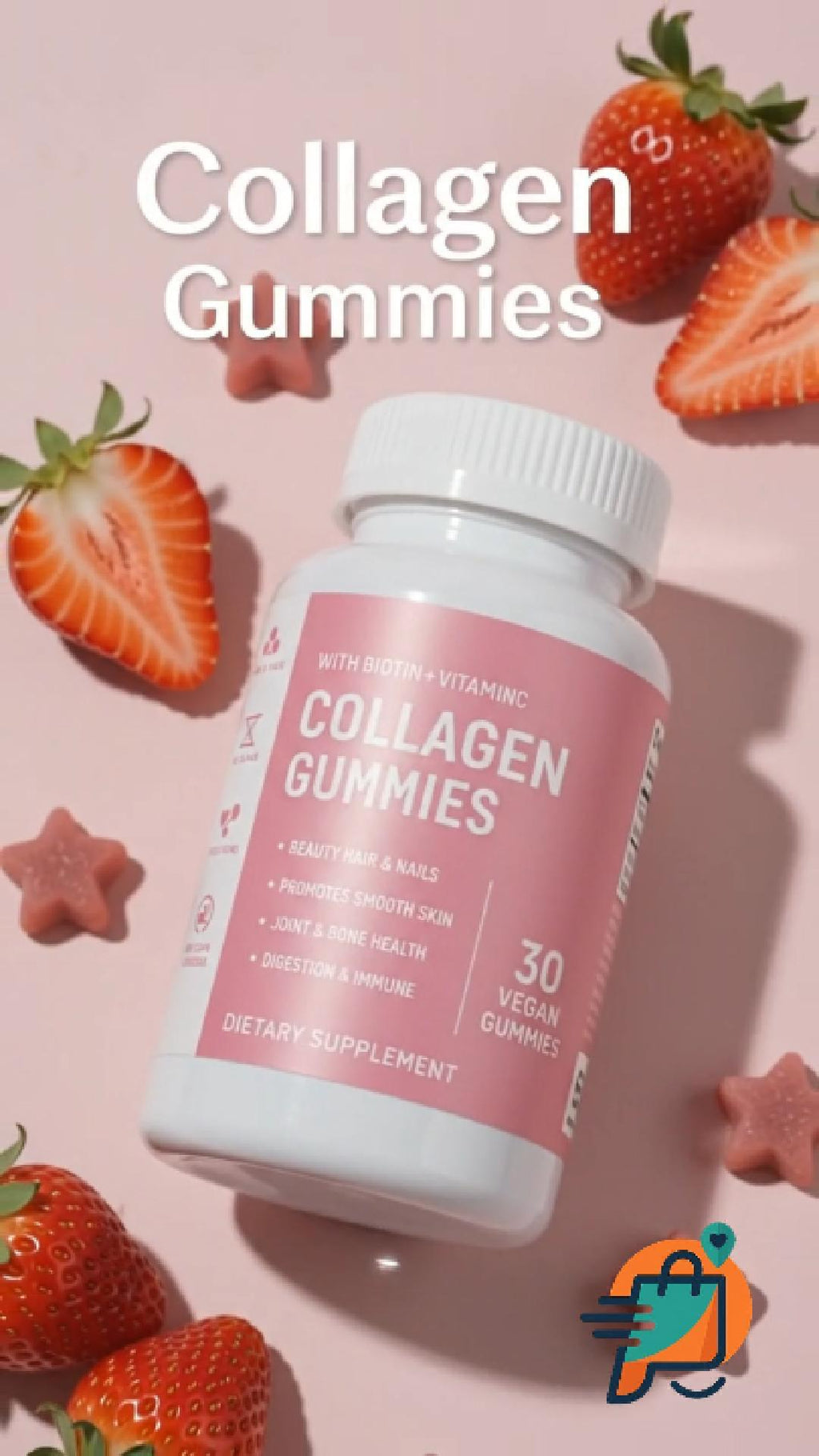 Gomitas de Colágeno 🍓✨
